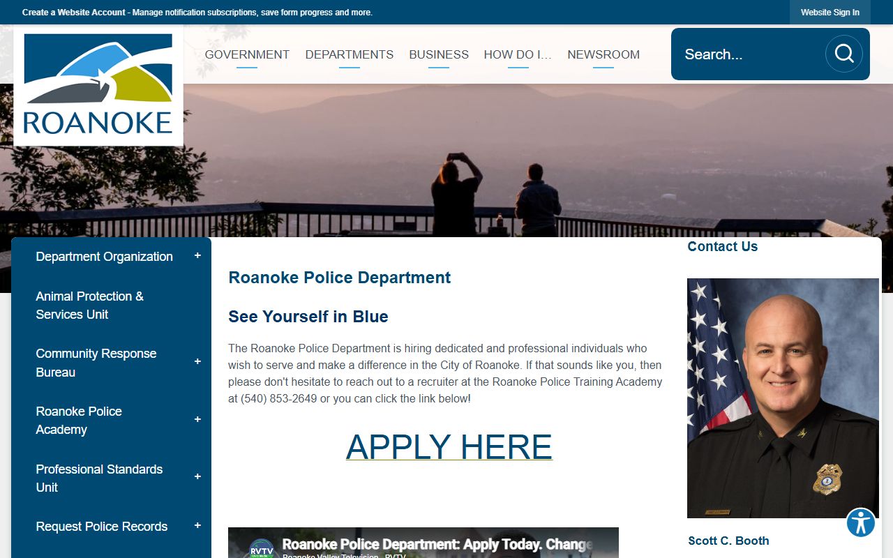 Roanoke Virginia Booking Releases Police Department