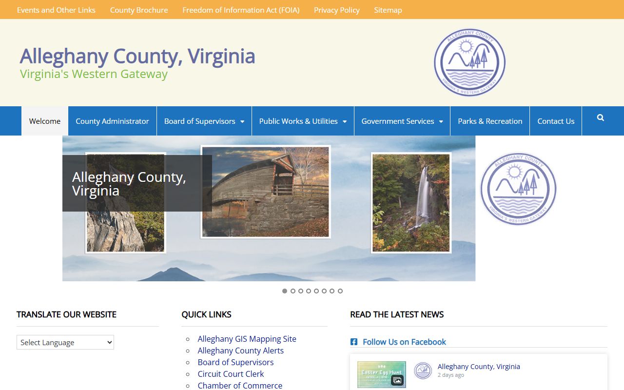 Alleghany County Virginia Booking Releases - Alleghany County Government