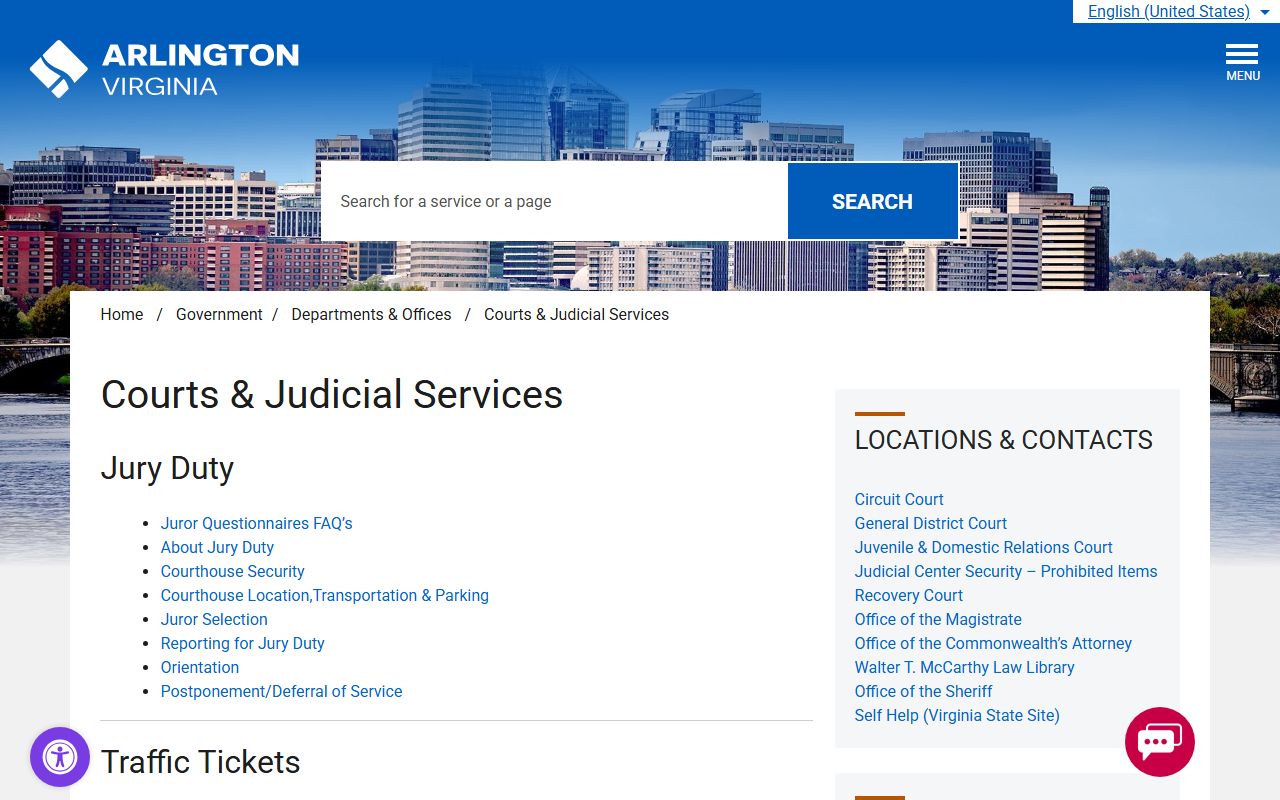 Arlington County Virginia Booking Releases - Arlington County Circuit Court