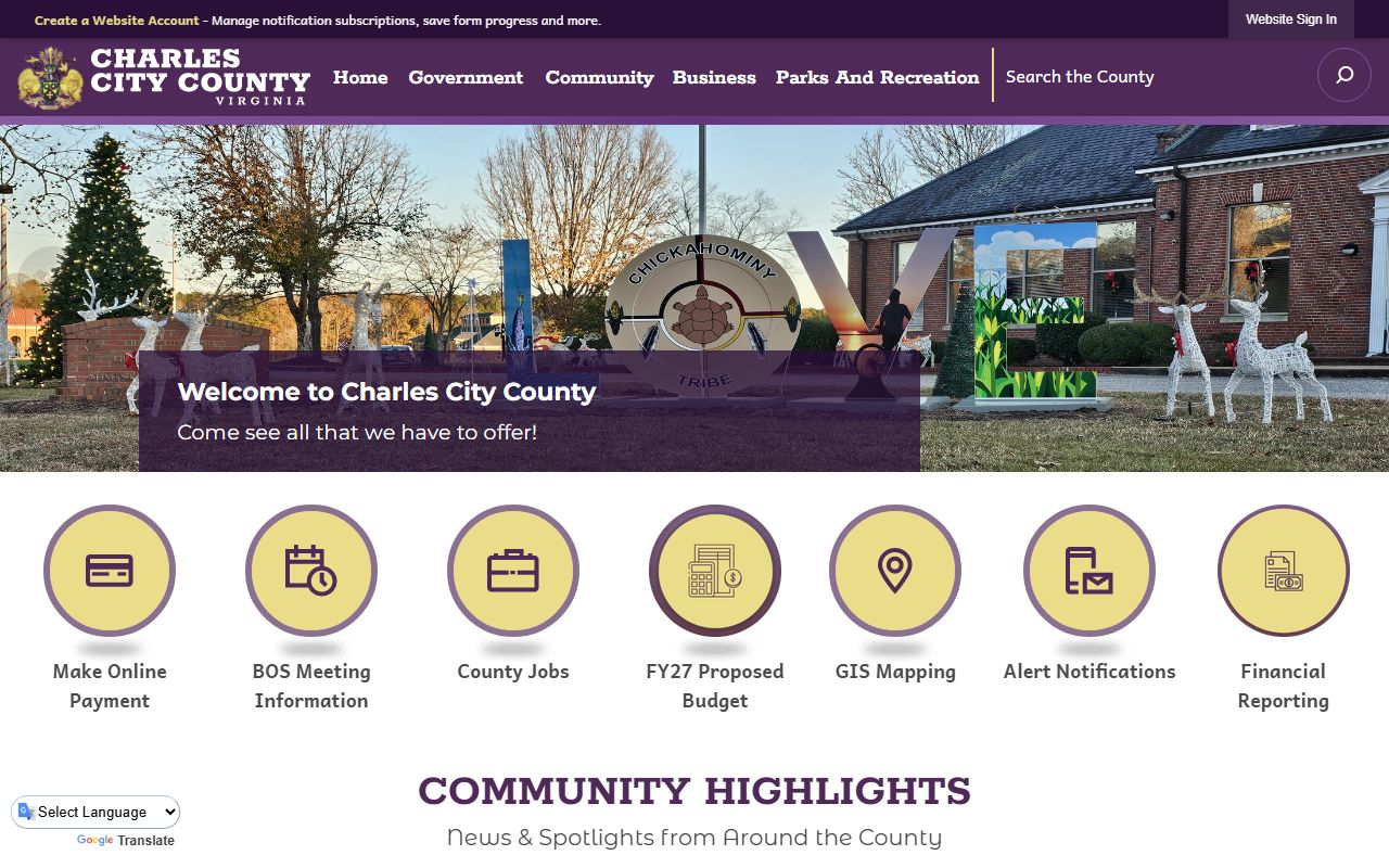 Charles City County Virginia Booking Releases - Charles City County Government